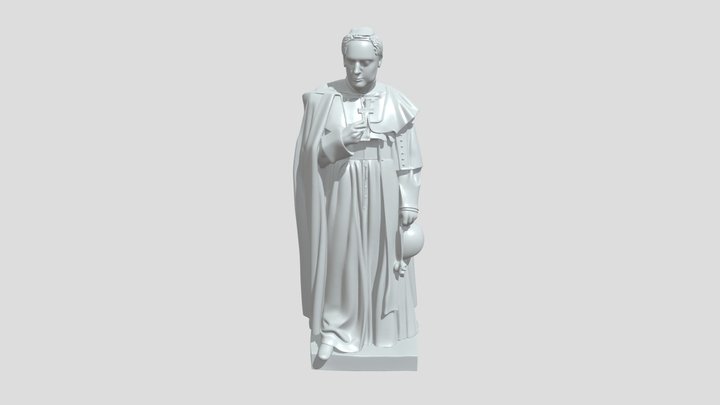 Statue of a robed historical figure