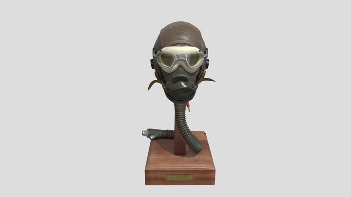 Flight Helmet 3D Model