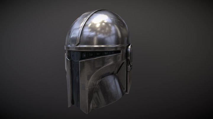 Mandalorian Helmet 3D Model