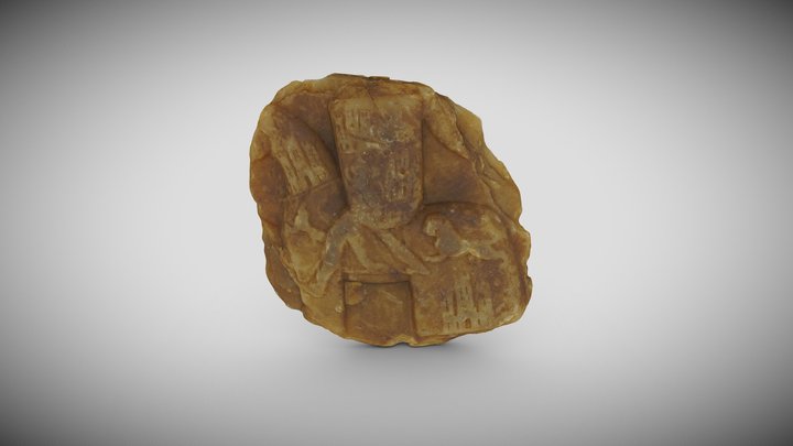 Sello mayor de cera de Alfonso X (1268) 3D Model