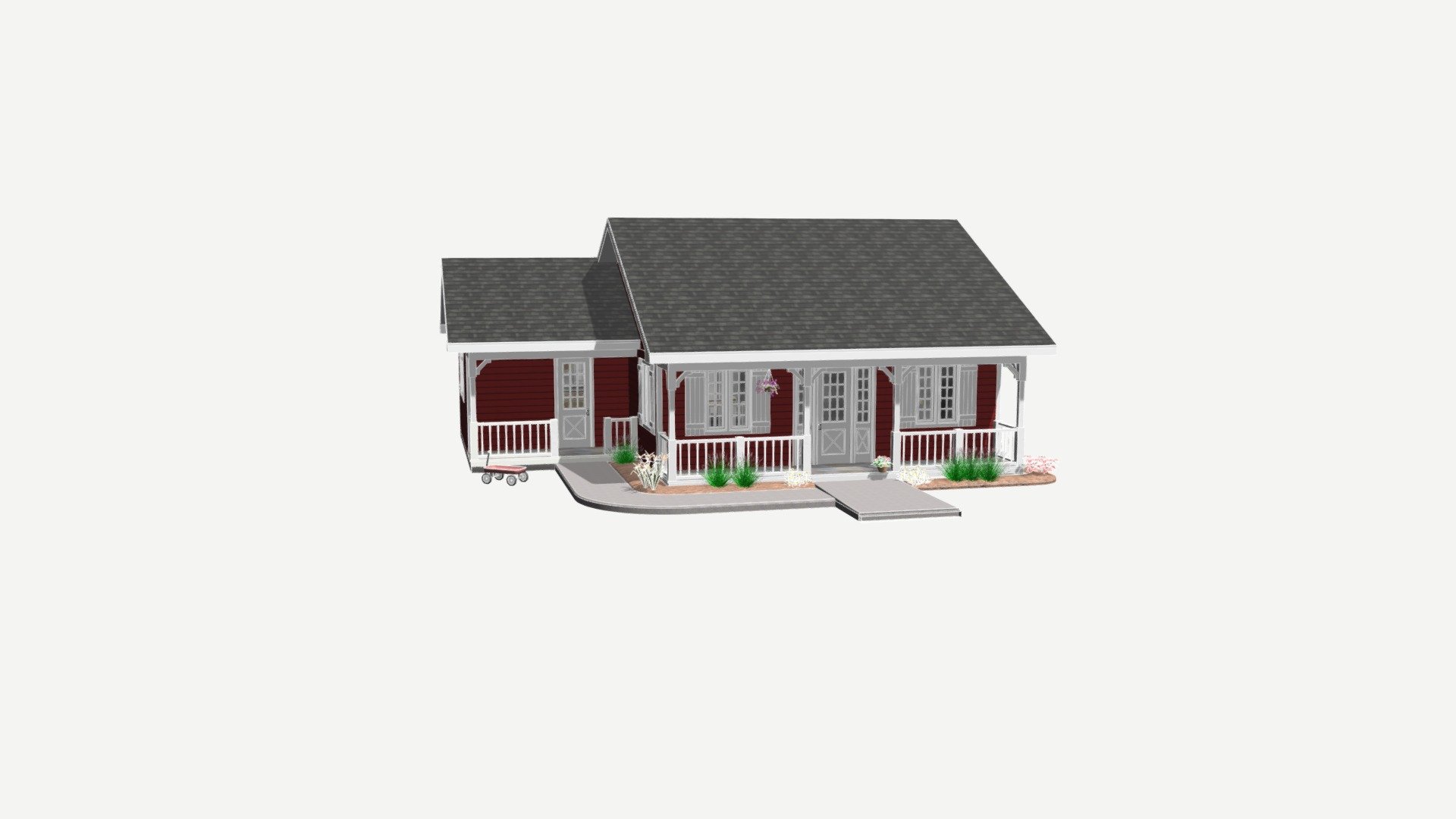 923 sq ft - 86 sq m house - 3D model by IADDIC [a881df7] - Sketchfab