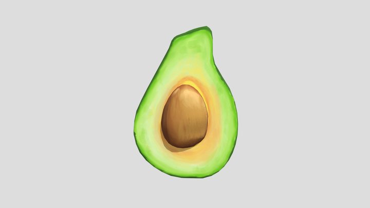 Avocado 3D Model