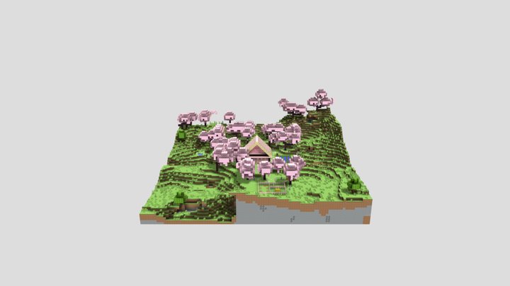 Sakura world 3D Model