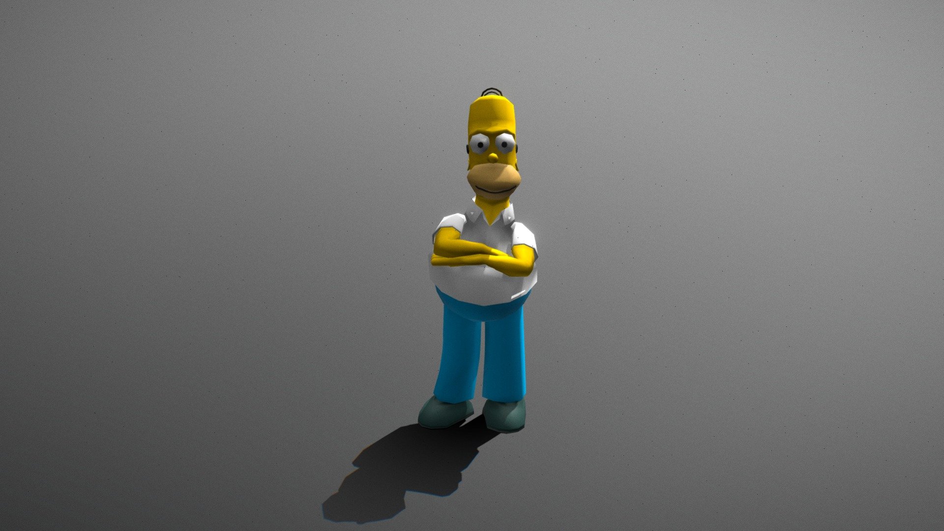 Homer Simpson - 3D model by Bobblez [a88381d] - Sketchfab