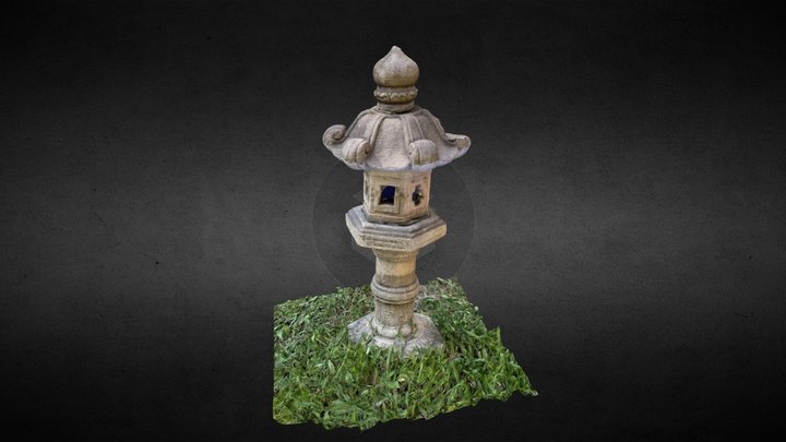 Stone Lamp @JMES．Taiwan / 石燈 @ 健民國小．台灣 3D Model