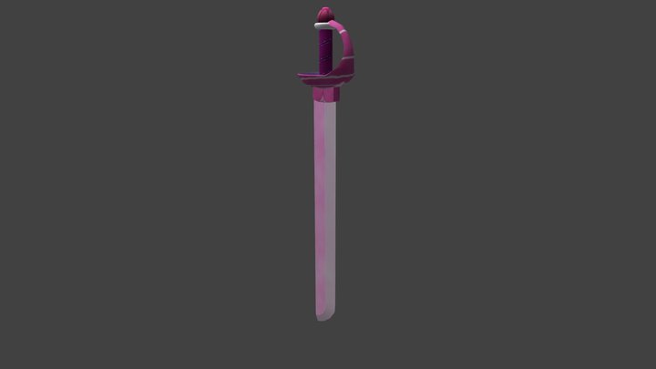 Rose's Scabard 3D Model