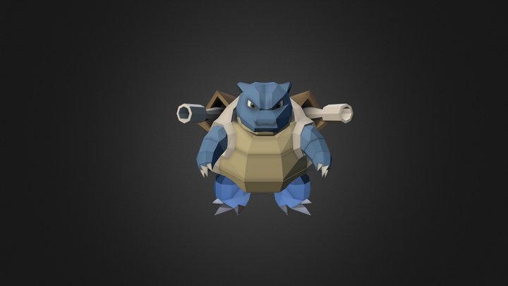 Blastoise 3D Model