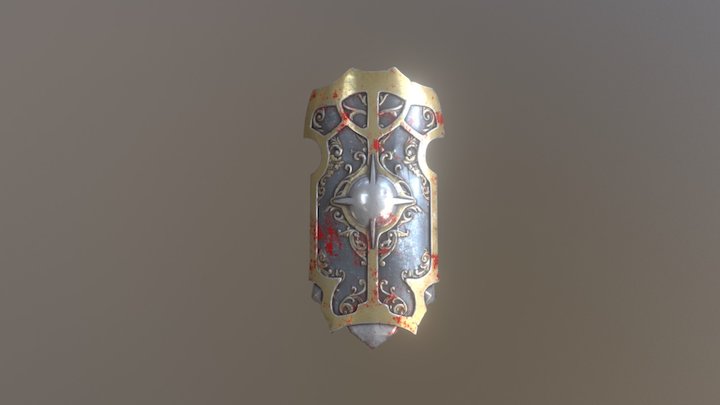 Knight Shield 3D Model