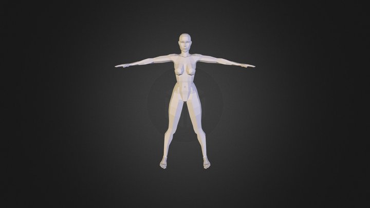 U V Checker Unwrap 3D Model