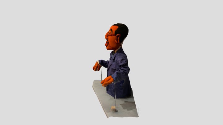 Duke Ellington Puppet 3D Model