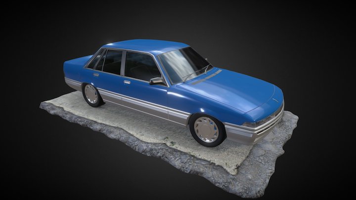 Holden VL Commodore Calais 3D Model