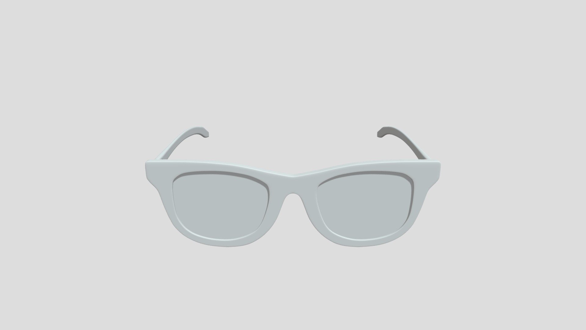 3D Cheap Sunglasses - Base Mesh