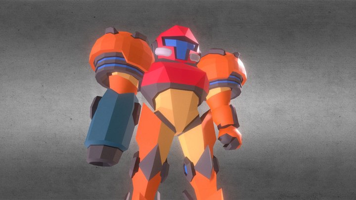 Samus Aran 3D Model