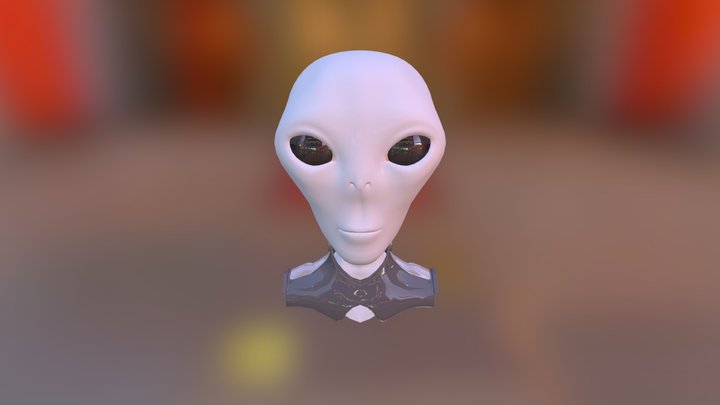 Grey Alien 3D Model