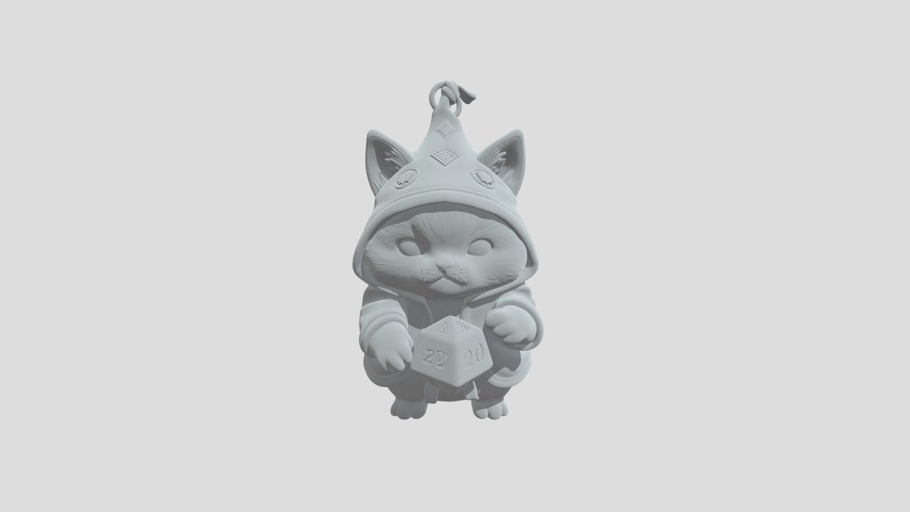 Portachiavi dungeon master gattino