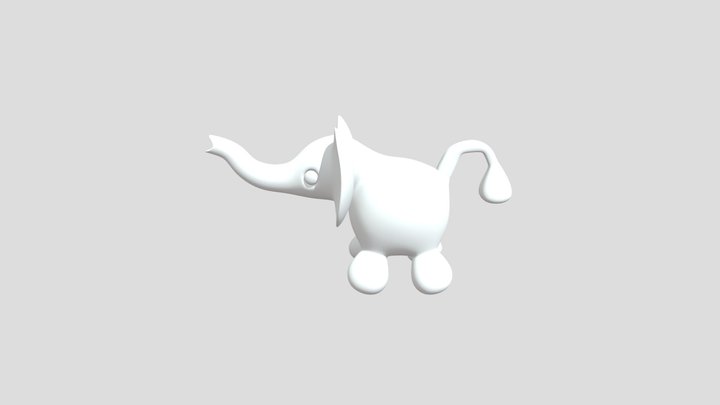 Elephant 3D Model