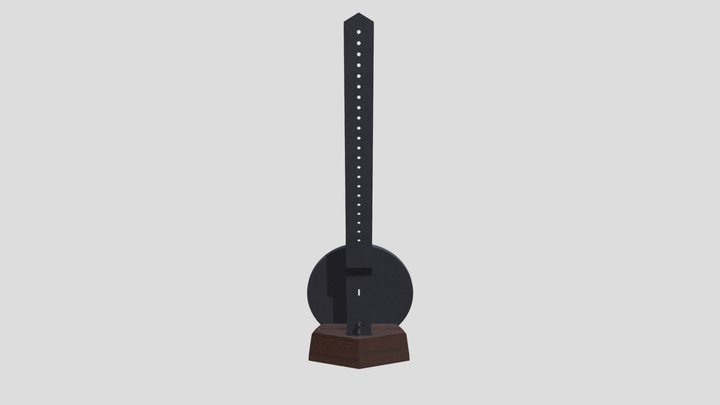 Ddiin Wooden Stand 3D Model