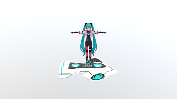 Crossworlds+Miku 3D Model