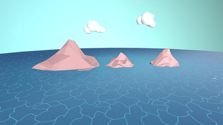 Scopic Island Model Layout 3D Model