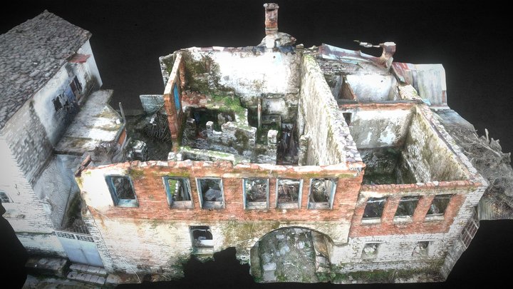 Abandoned House - Exterior Interior - VR 3D Model