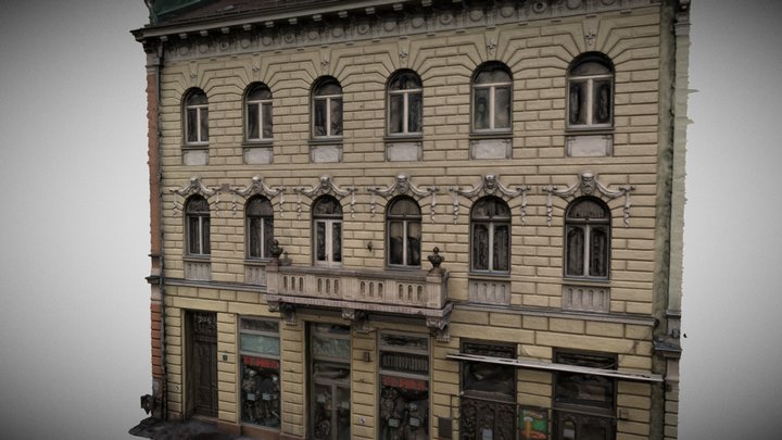 Strossmayerova facade 3D Model