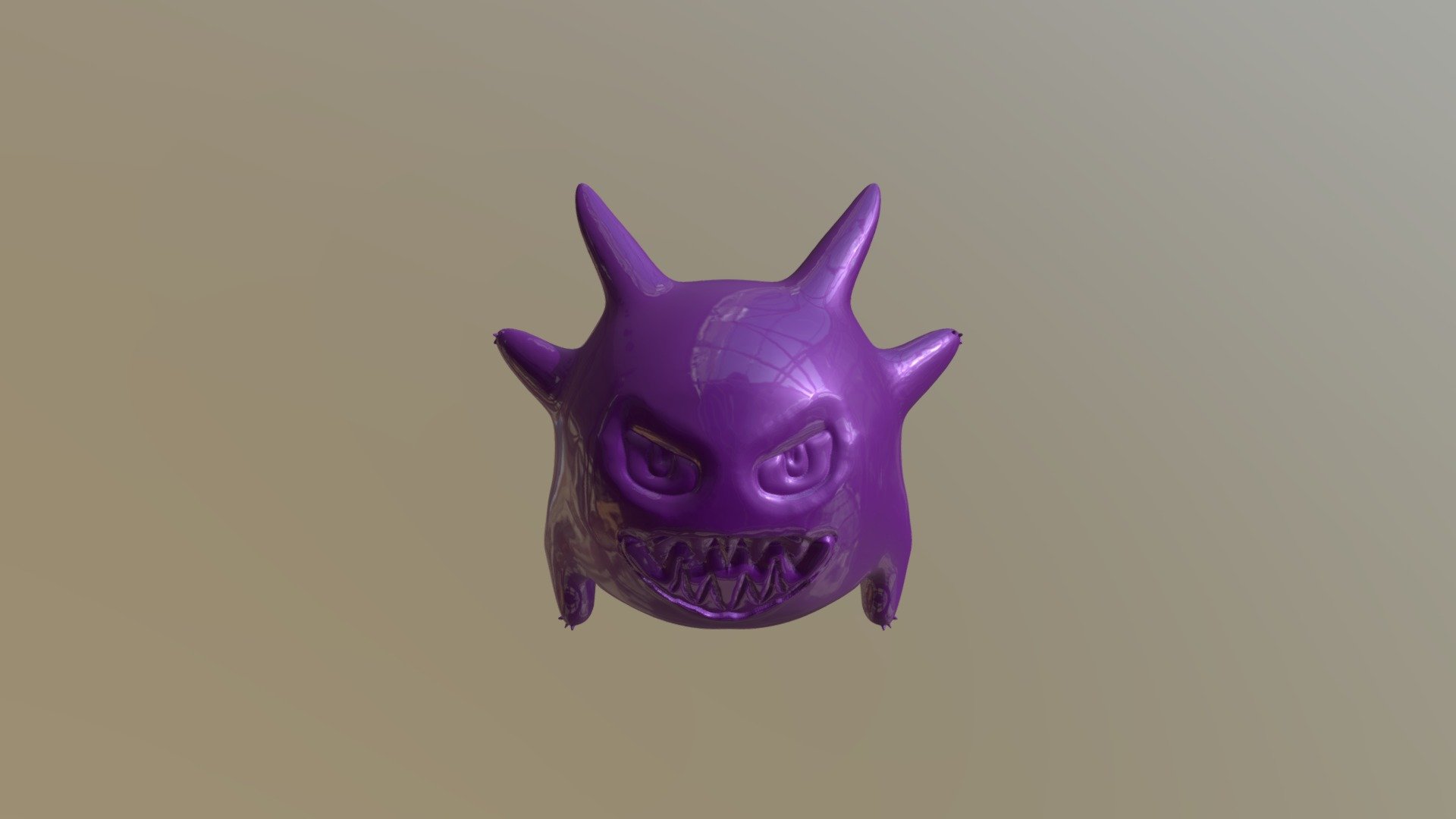 Gengar - 3D model by TanShyngRay (@Tan.Shyngraytan) [a8897c6] - Sketchfab