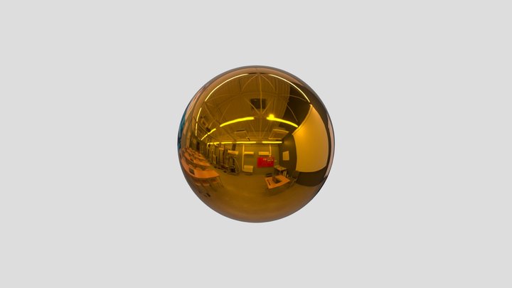 gold ball 3D Model