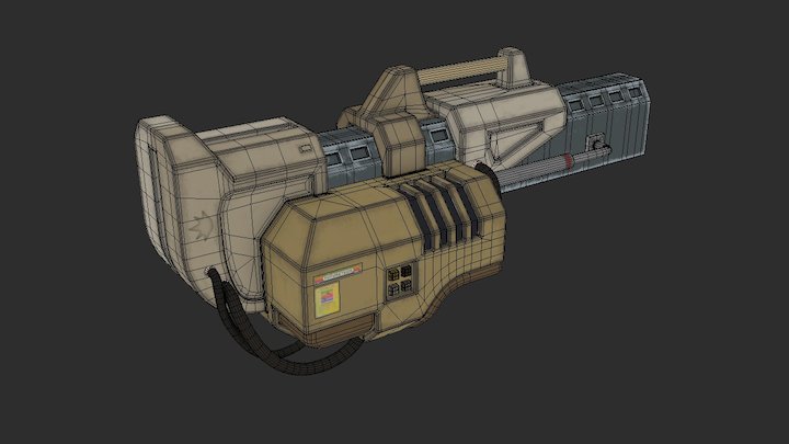 Baldwin Hero Prop LP2 3D Model
