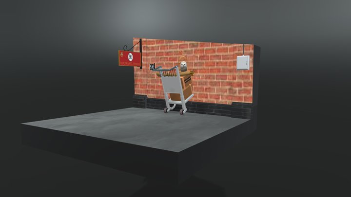 Plataforma 9/34 3D Model