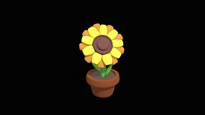 Sunflower 3D Model