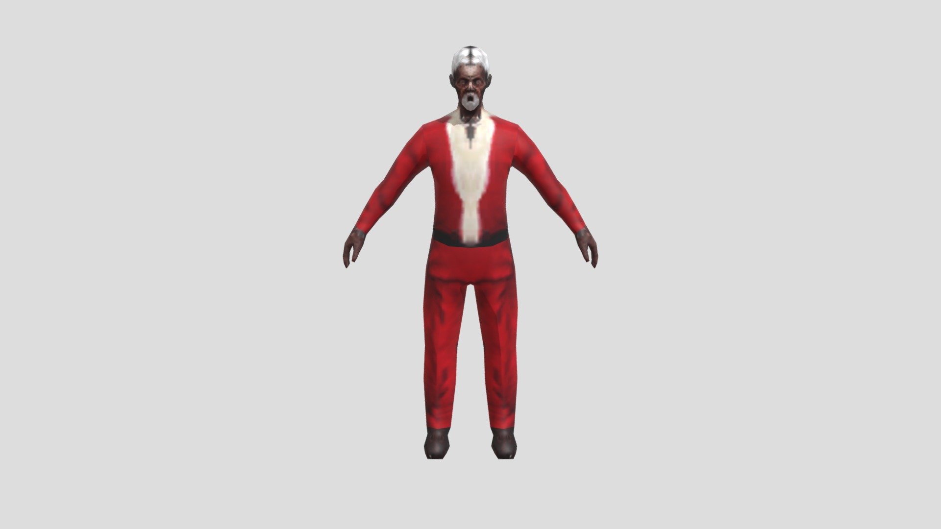 Dead frontier Santa Claus burnt_2