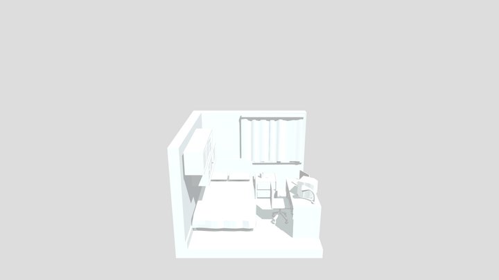 DIORAMA HABITACIÓN 3D Model
