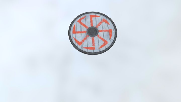 Viking shield 3D Model