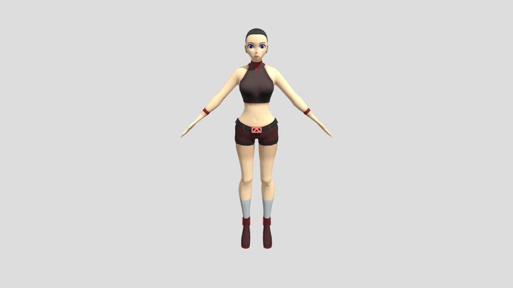 Vanessa 3D Model