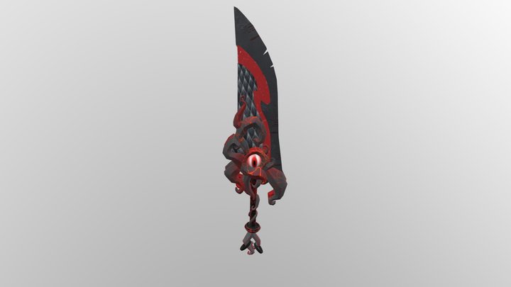 Corrupted Sword 3D Model