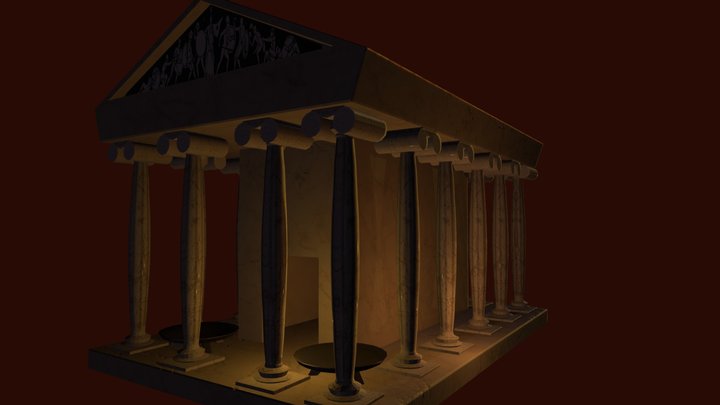 temple grec 3D Model