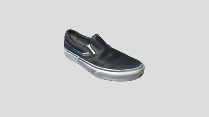 Vans - Slip-on - Kursobjekt 3D Model