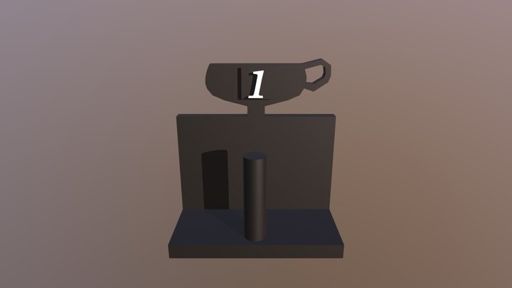 Menu Stand 3D Model