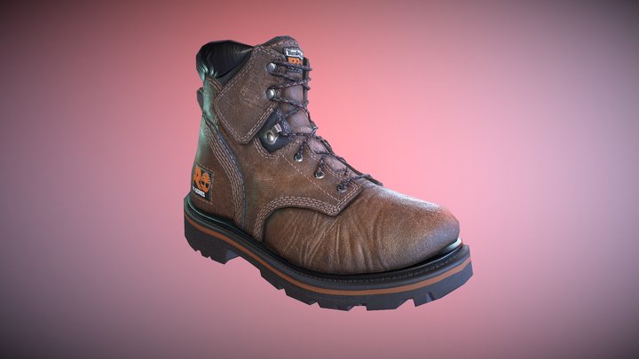 Timberland Boots Pro Series 3D Model