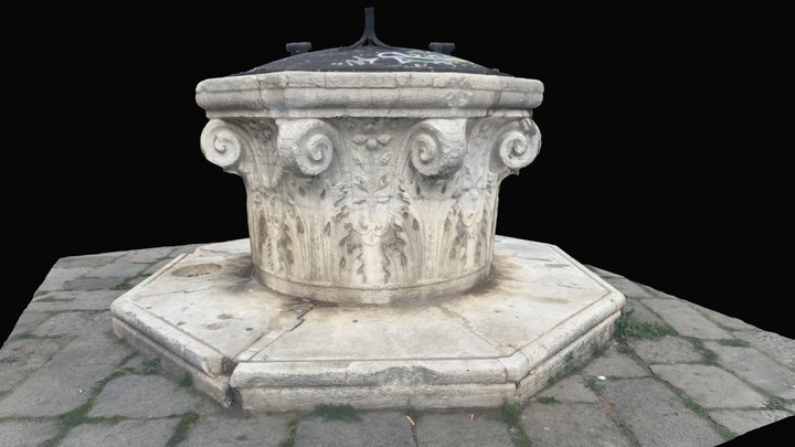 Venetian Well Campo Della Maddalena 3D Model
