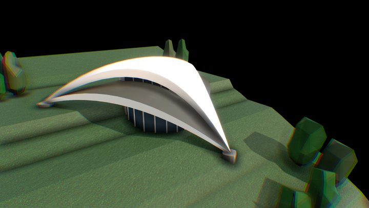 Shelter for tourists 3D Model
