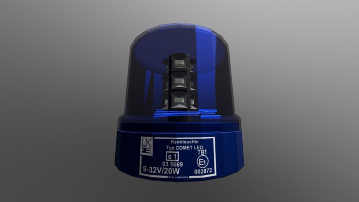 Hensch COMET LED 3D Model