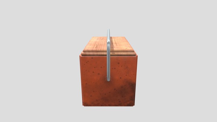 Rusted Cooler 3D Model