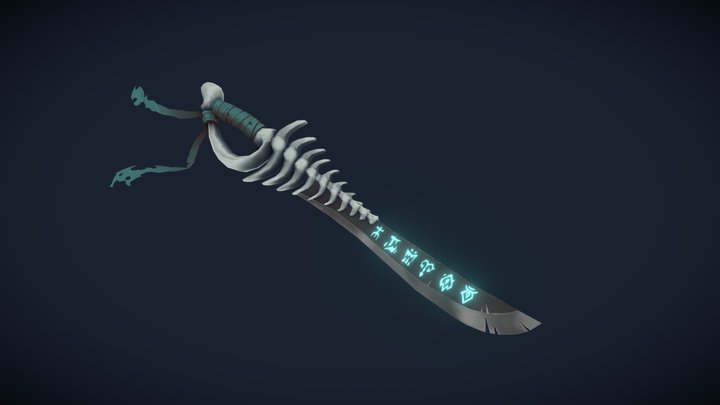 [Student Work] Pirate Epic Sword 3D Model