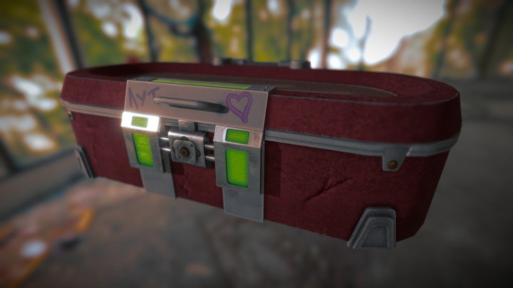B2 Box 3D Model