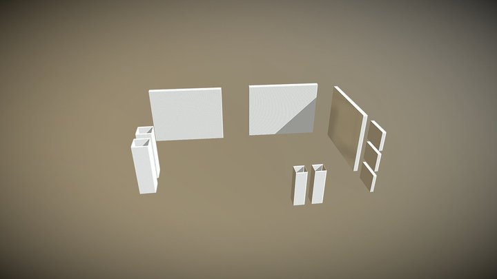 Art Gallery Demo-Art Model Only 3D Model