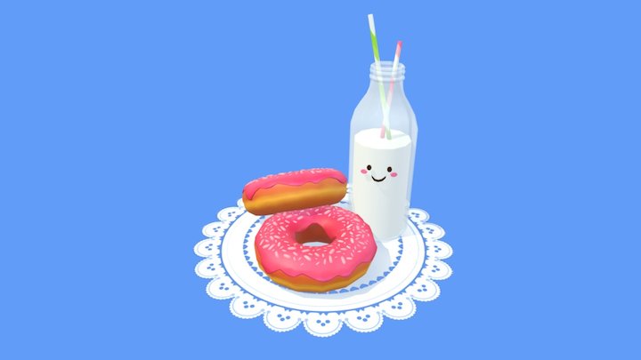 National Doughnut Day 3D Model