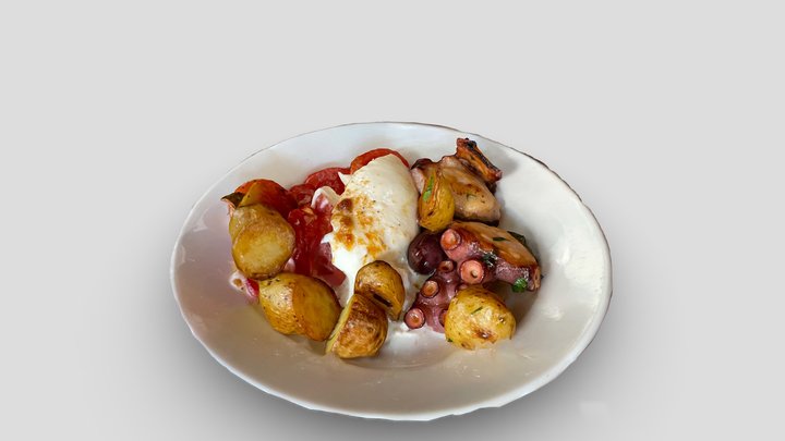 Grilled Octopus – Modelo 3D gratuito STL