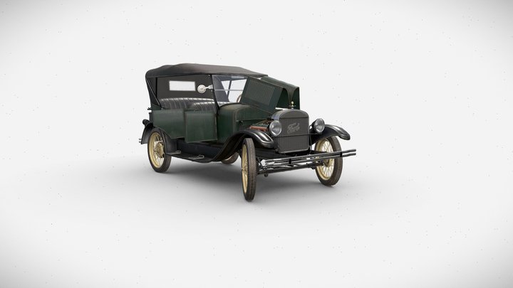 Ford Model T 1927 3D Model