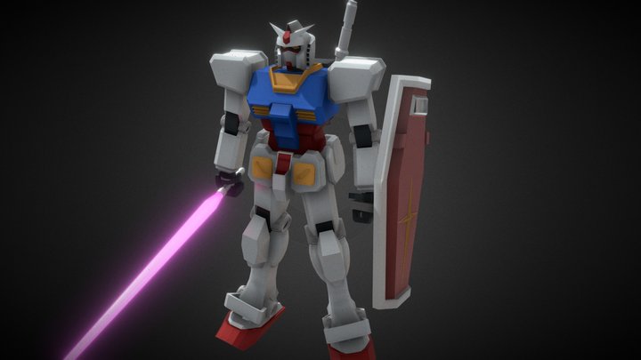 RX-78 Gundam 3D Model
